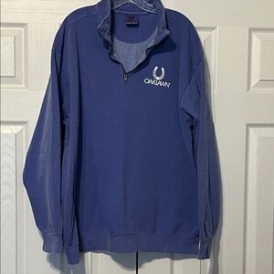Oaklawn Blue Quarter-Zip Pullover